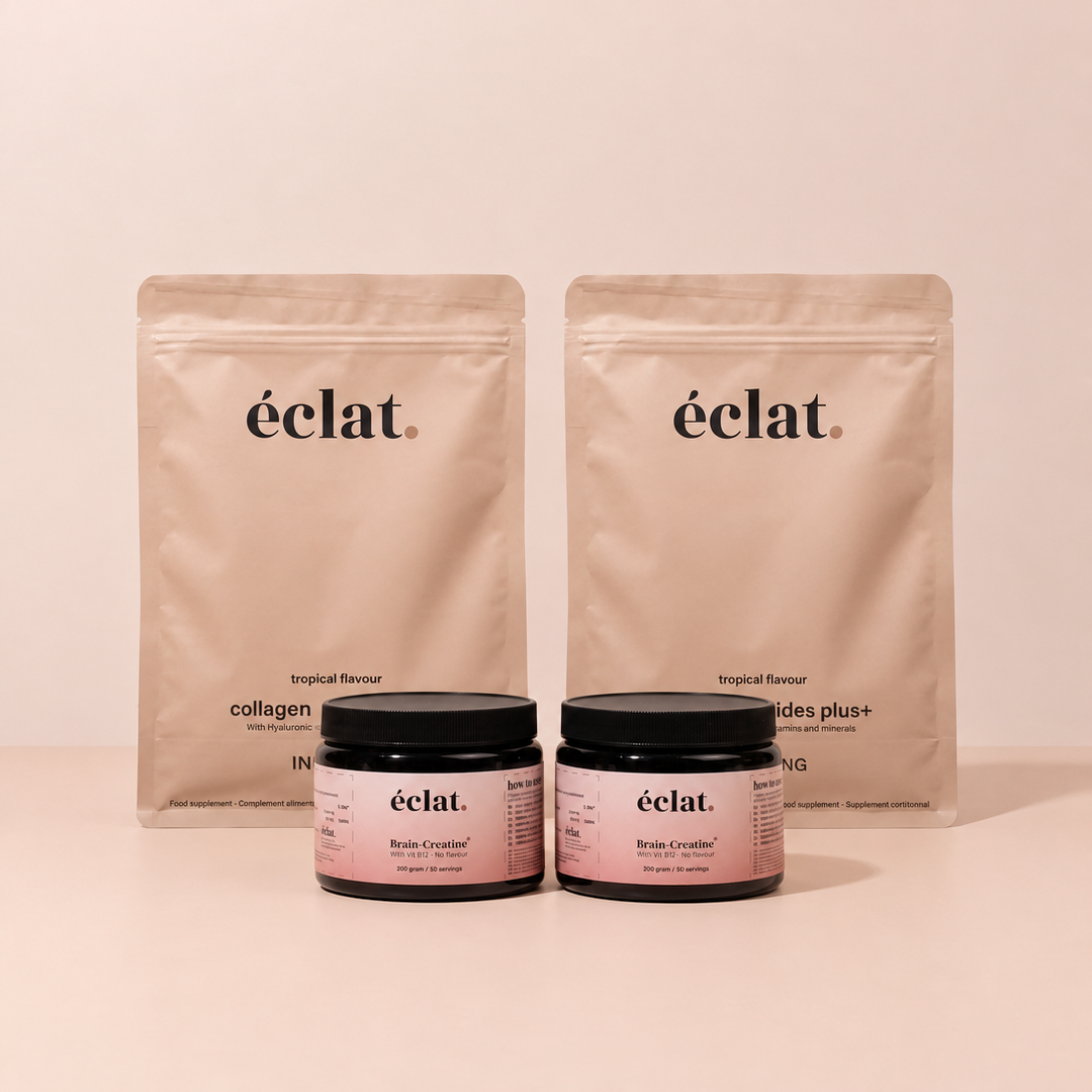 Collageen Peptides Plus+ (2x) en Brain-Creatine+ (2x)