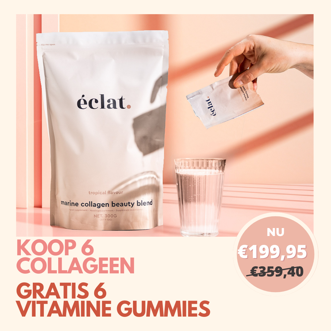 x Winter Glow Deal: Marine Collageen (6x) + Vitamine Gummies (6x)