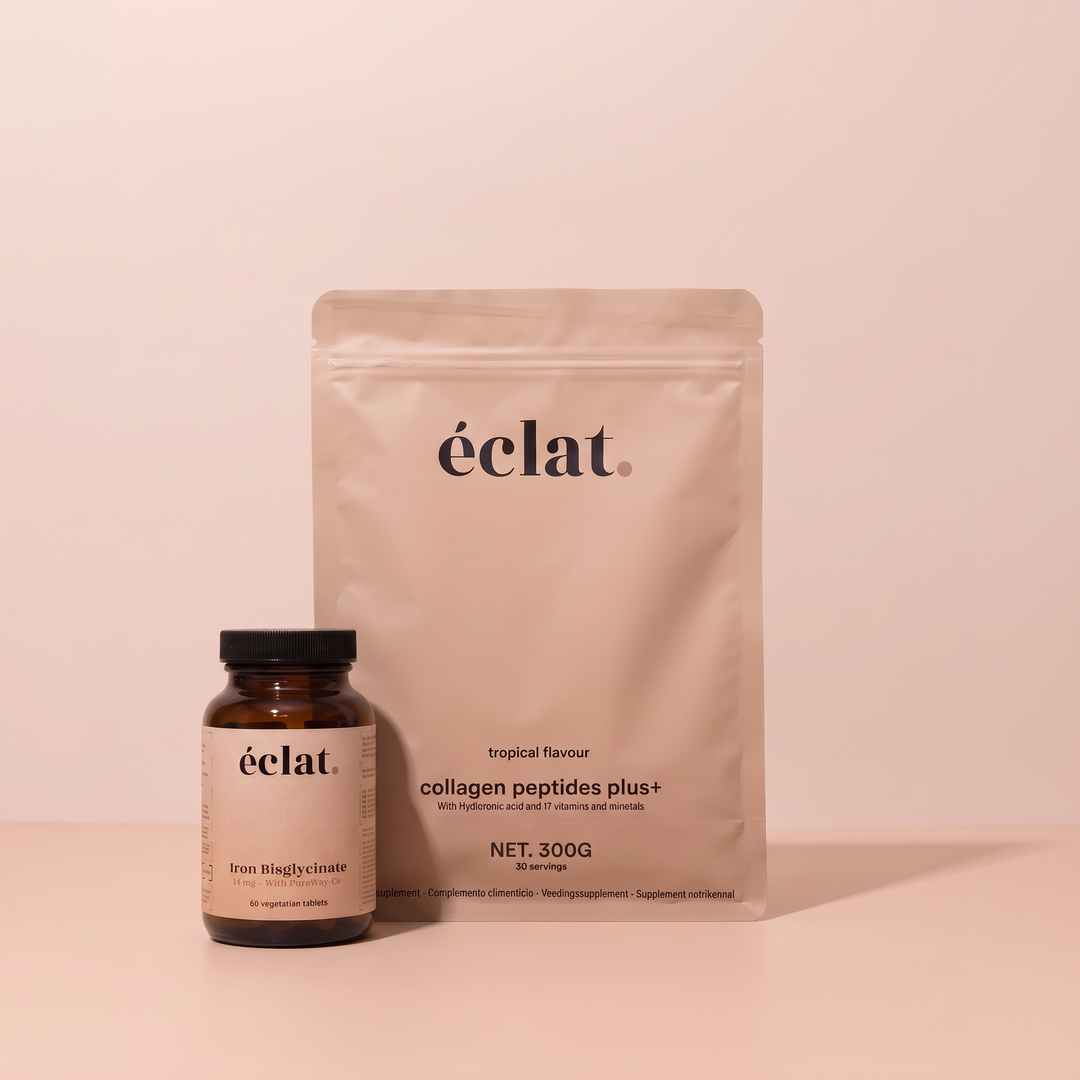 Collageen Peptides Plus+ en IJzer Bisglycinaat